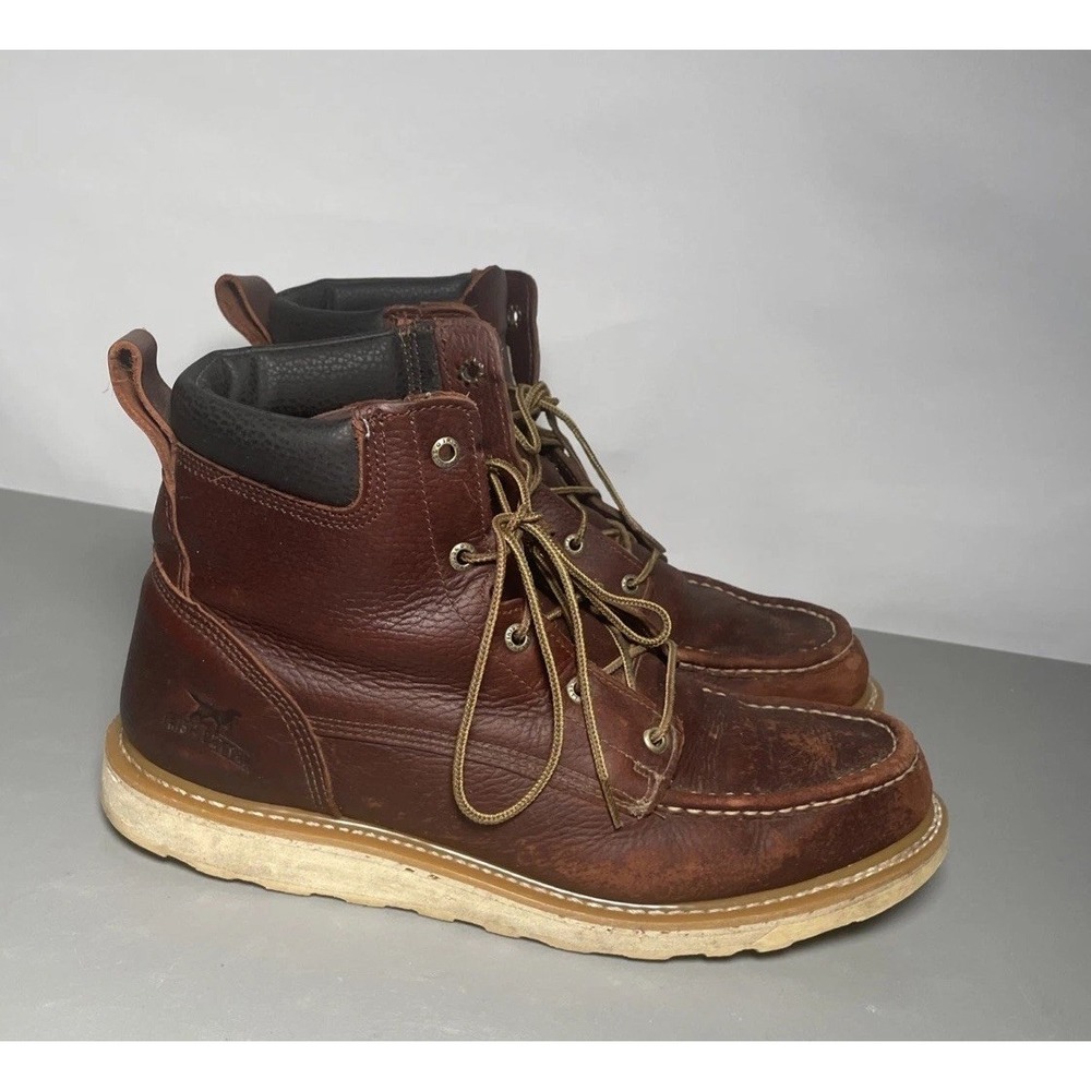 Irish Setter Ashby‎ Steel Toe Brown Leather Work Boots Mens Size 14